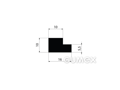 GUMMIPROFILE L-FORM - NBR